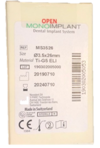 Monoimplant Pakaging