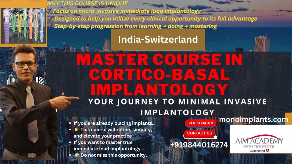master course in immediate load dental implantology